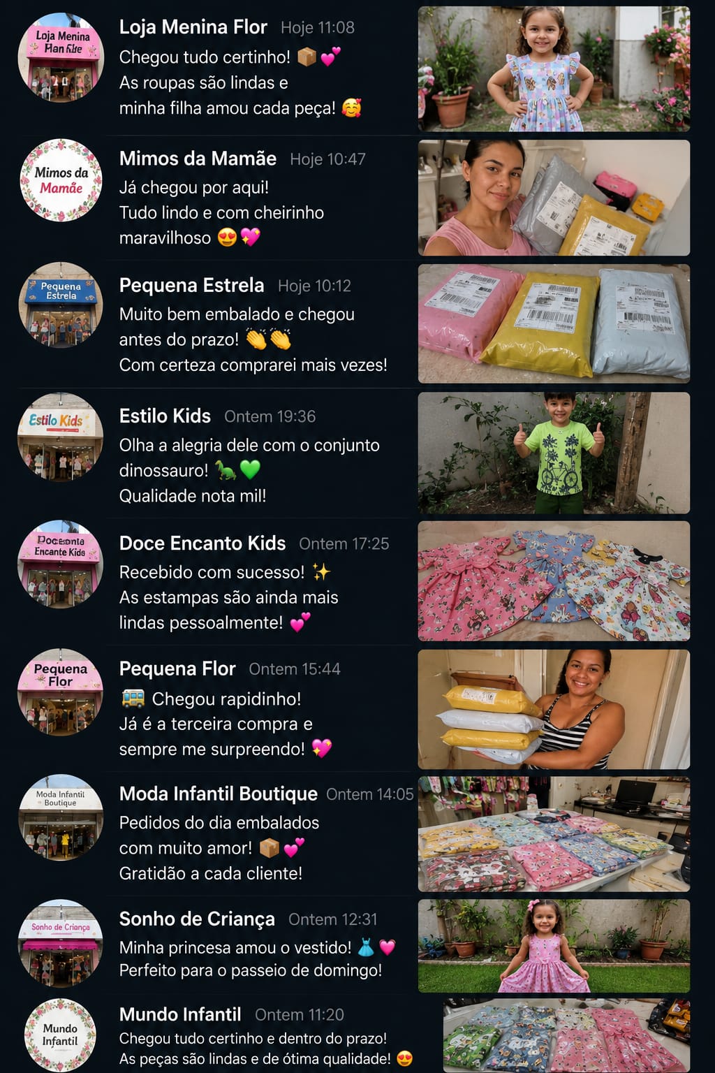 Comentário de cliente